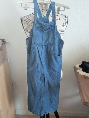 Calvin Klein Jeans Blue Denim Overall Dress